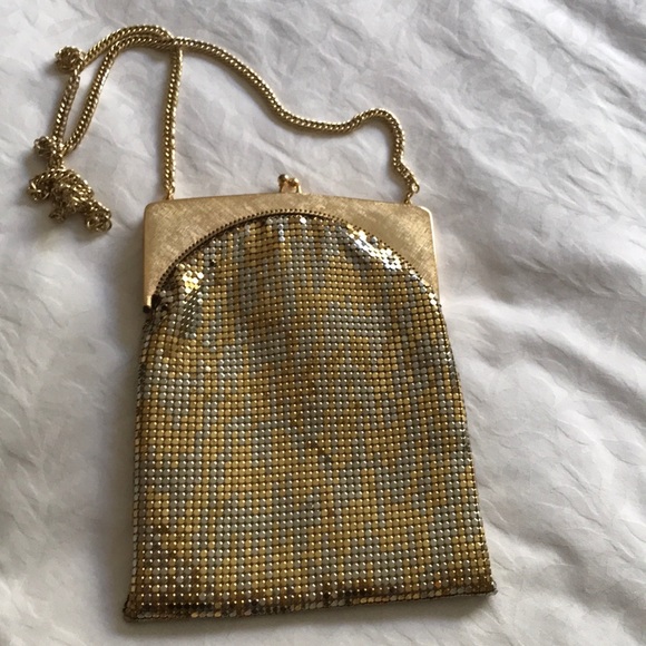 Gold mesh bag Clearance